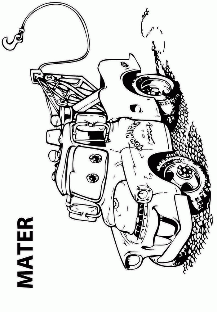 Plansa de colorat cu Cars pixar 134 40